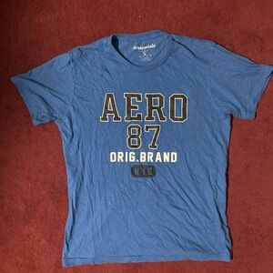 Vintage Blue Aeropostale NYC Large T Shirt